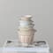 Hello Honey® Painted Patterns Stoneware Measuring Cup Set